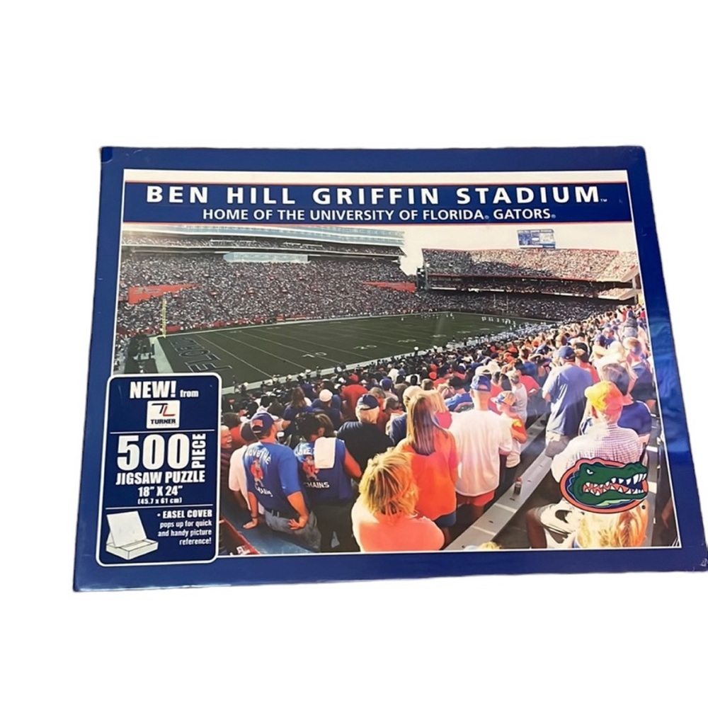 500 Piece Jigsaw Puzzle Univ of Florida Gators Ben Hill Griffin Stadium Sealed